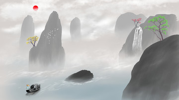 水墨畫