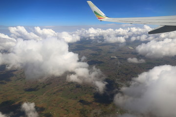 埃塞航空航拍非洲