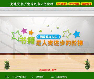 圖書室文化墻