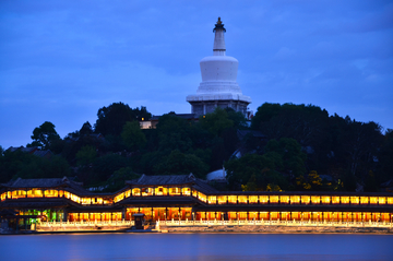 北海公园夜景