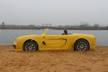 沙滩跑车