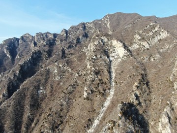 航拍箭扣山景