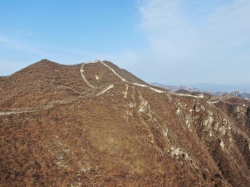 航拍箭扣山景