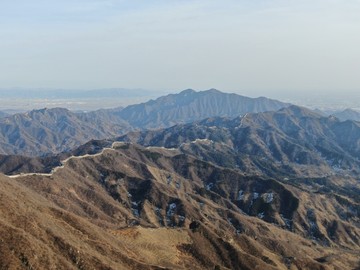 航拍箭扣山景