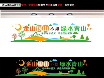 環(huán)境保護(hù)文化墻