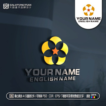 銀杏葉LOGO五星LOGO