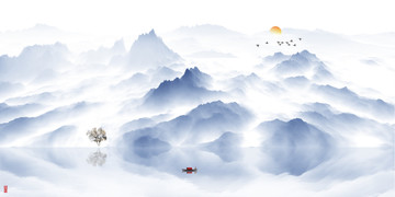 水墨山水