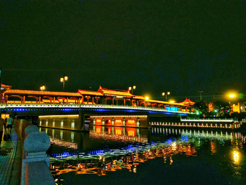 苏州平门桥夜景