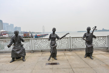 苏州金鸡湖雕塑