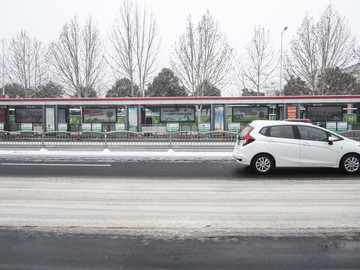 雪后街道