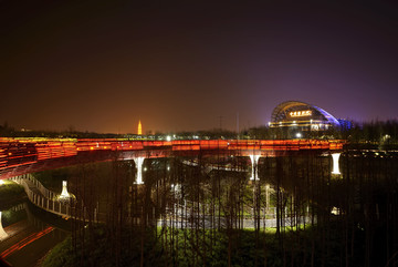 金华燕尾洲夜景