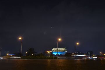 德胜门夜景