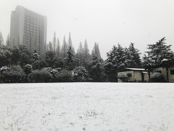 小镇雪景