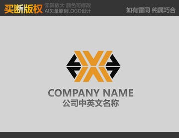 X字母标志