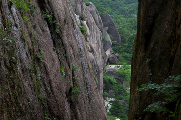 黃山游客