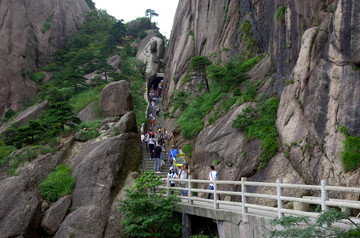 黃山石階路