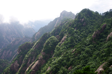 黄山青山叠翠