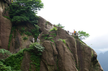 黃山游客