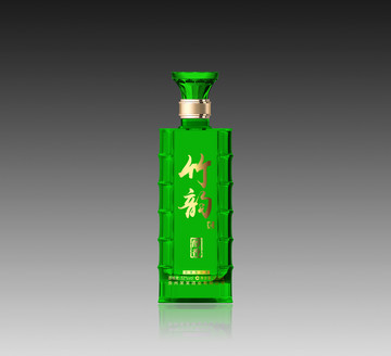 酒瓶效果圖