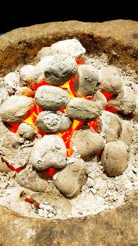 烤火石炉