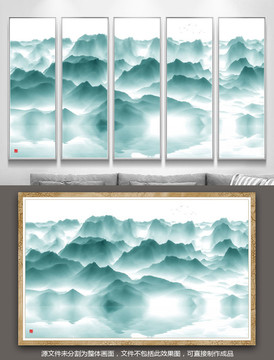 創(chuàng)意山水抽象山水