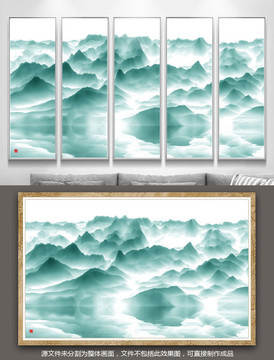 新中式山水畫