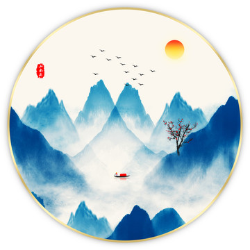 新中式山水畫(huà)