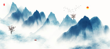 巨幅水墨畫(huà)