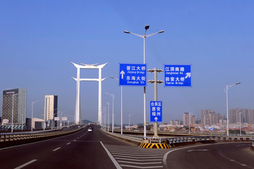 晋江大桥桥面风景
