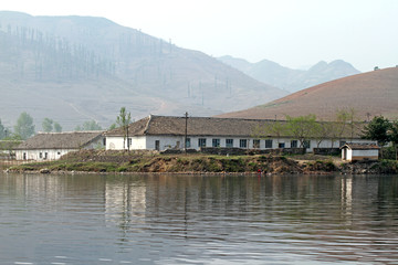 朝鲜农村村庄
