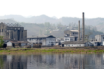 朝鲜工厂厂房厂区