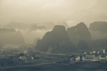 水墨乡村