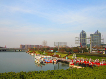 郑州东区如意湖游船