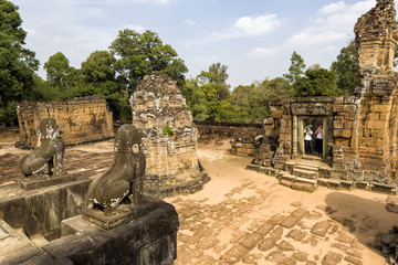 千年古寺柬埔寨吴哥窟
