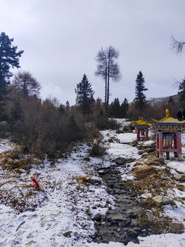 风景区雪景