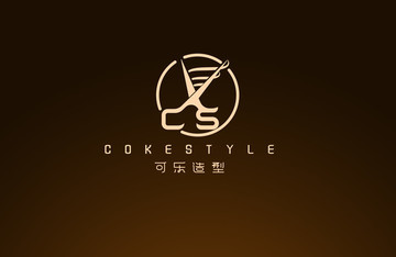 美发造型logo