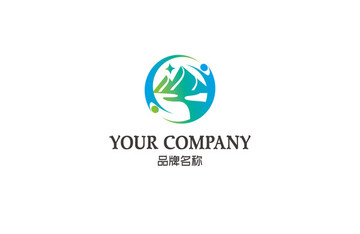 山水人文拓展旅行logo