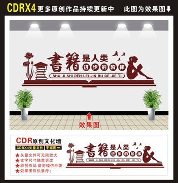 圖書室文化墻