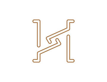 logo标志商标字体设计H