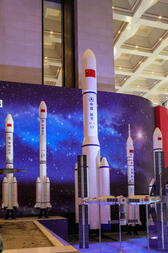 中国航天长征系列火箭模型