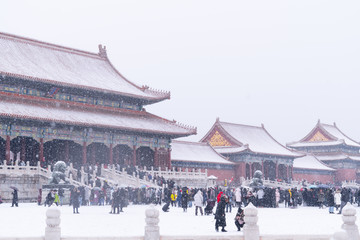 故宫雪景