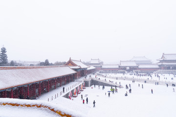 故宫雪景