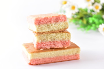 草莓面包草莓双色蛋糕
