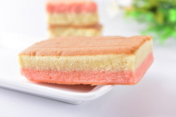 草莓面包草莓双色蛋糕
