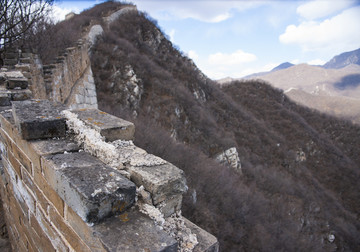 箭扣野长城冬季风景