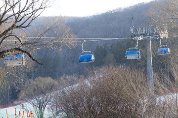 万科松花湖滑雪场索道