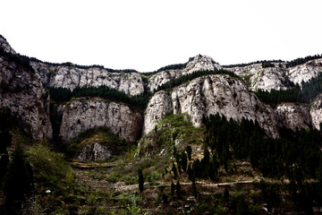 山岩山崖