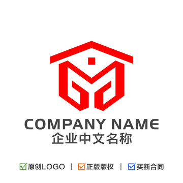 字母MG組合字母GY組合標志