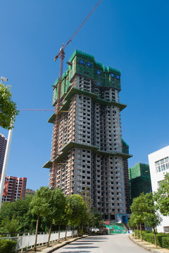 楼盘建筑在建工程