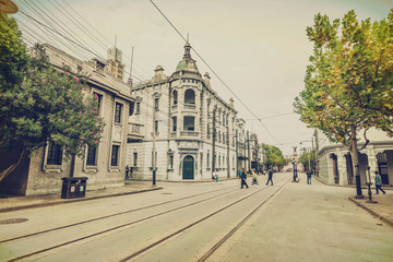 老上海街景